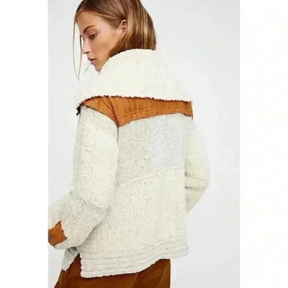 Free People Oatmeal Counting Sheep Jacket - Picture 2 of 8